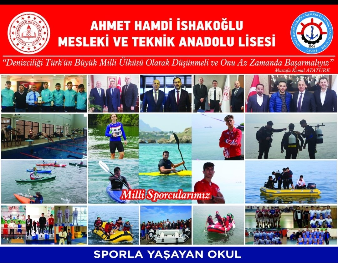 Türkiyenin en donanımlı denizcilik liselerinden Projelerin okulu #ÇayeliDenizcilikLisesiProjeokuluolsun <a href="/RTErdogan/">Recep Tayyip Erdoğan</a> <a href="/ziyaselcuk/">Ziya Selçuk</a> <a href="/akaraismailoglu/">Adil Karaismailoğlu</a>  <a href="/Hayati_Yazici/">Hayati Yazıcı</a> @OA_Bak <a href="/muhammedavci53/">Muhammed Avcı</a> <a href="/safran1958/">Mustafa SAFRAN</a> <a href="/FahriKasirga/">Fahri Kasırga</a> <a href="/KaralogluYusuf/">Yusuf KARALOĞLU🇹🇷</a> <a href="/varmik/">Prof.Dr.Kemal Varın Numanoğlu</a> <a href="/RizeVali/">T.C. Rize Valiliği</a> @KarahanIshak <a href="/imeakdto/">İMEAK Deniz Ticaret Odası</a>