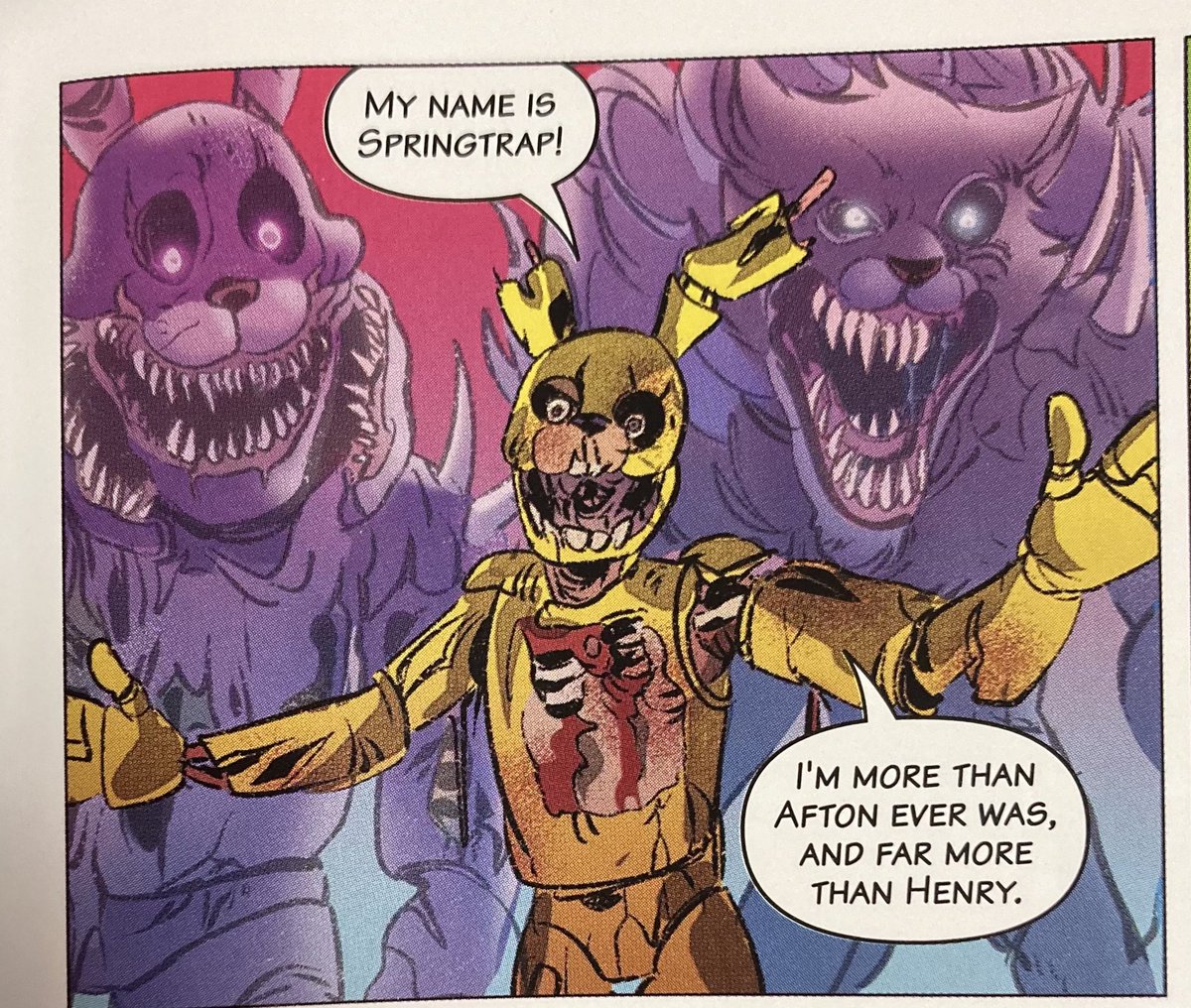 Fnaf the twisted ones graphic novel springtrap - likemaha