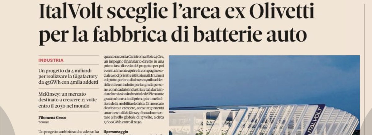 Quante regioni o comuni del Sud hanno attivamente lavorato per cercare di attrarre questo investimento ? Sono queste le risorse che vorrei vedere arrivare al Sud, anco più di quelle pubbliche.

⁦<a href="/Altomonte_C/">Carlo Altomonte</a>⁩ ⁦<a href="/fpagani/">Fabrizio Pagani</a>⁩ ⁦<a href="/GregorioConsoli/">gregorio consoli</a>⁩