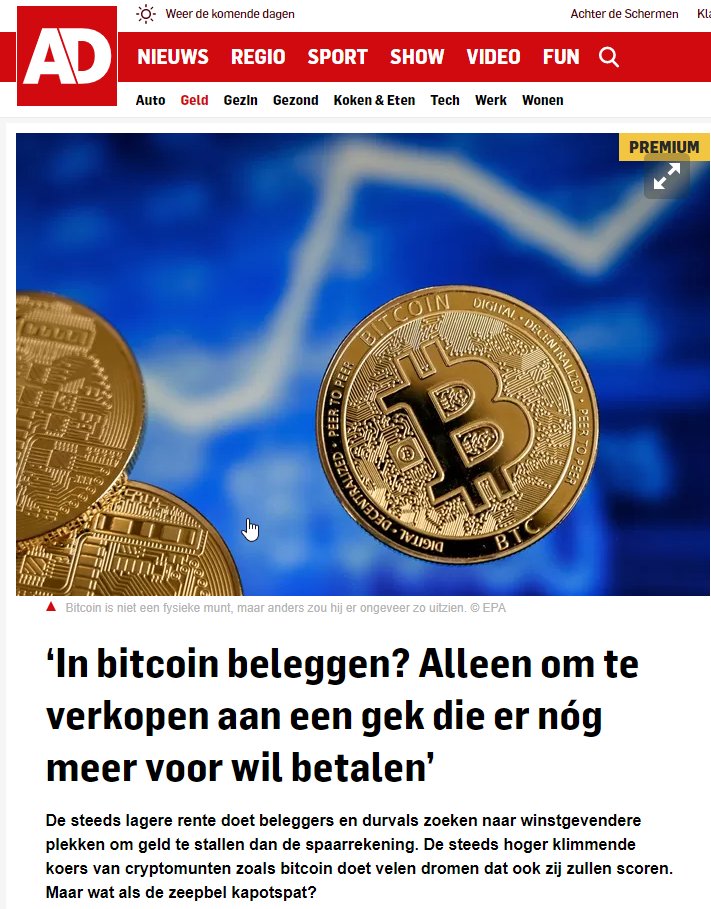 vrolixd's tweet photo. @CryptoMichNL @QuintenFrancois Hey Michaël, Het zijn niet alleen de belgische kranten die de bal volledig misslaan :-) https://t.co/jPiQx4rkuq