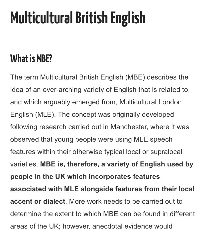 RobDrummond's tweet image. ICYMI: What is Multicultural British English? 
 robdrummond.co.uk/multicultural-…