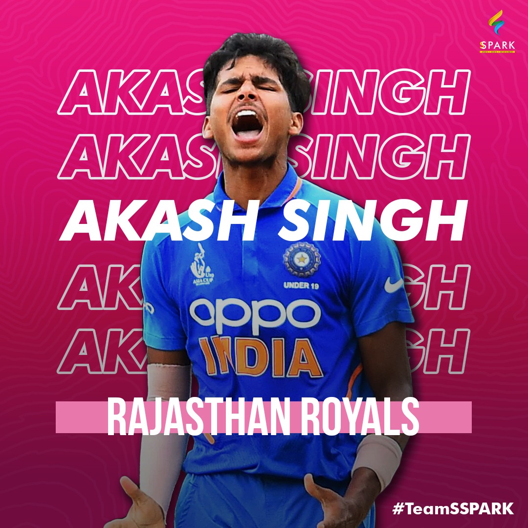 ssparksports's tweet photo. Staying true to his roots. Congratulations to SSPARK's young athlete, Akash Singh on being bought back by Rajasthan Royals 👏🏻 We are proud of you 💯

#IPLAuction2021 #IPLAuction #RajasthanRoyals #akashsingh #HallaBol #sspark https://t.co/XtqfOlg2Q6