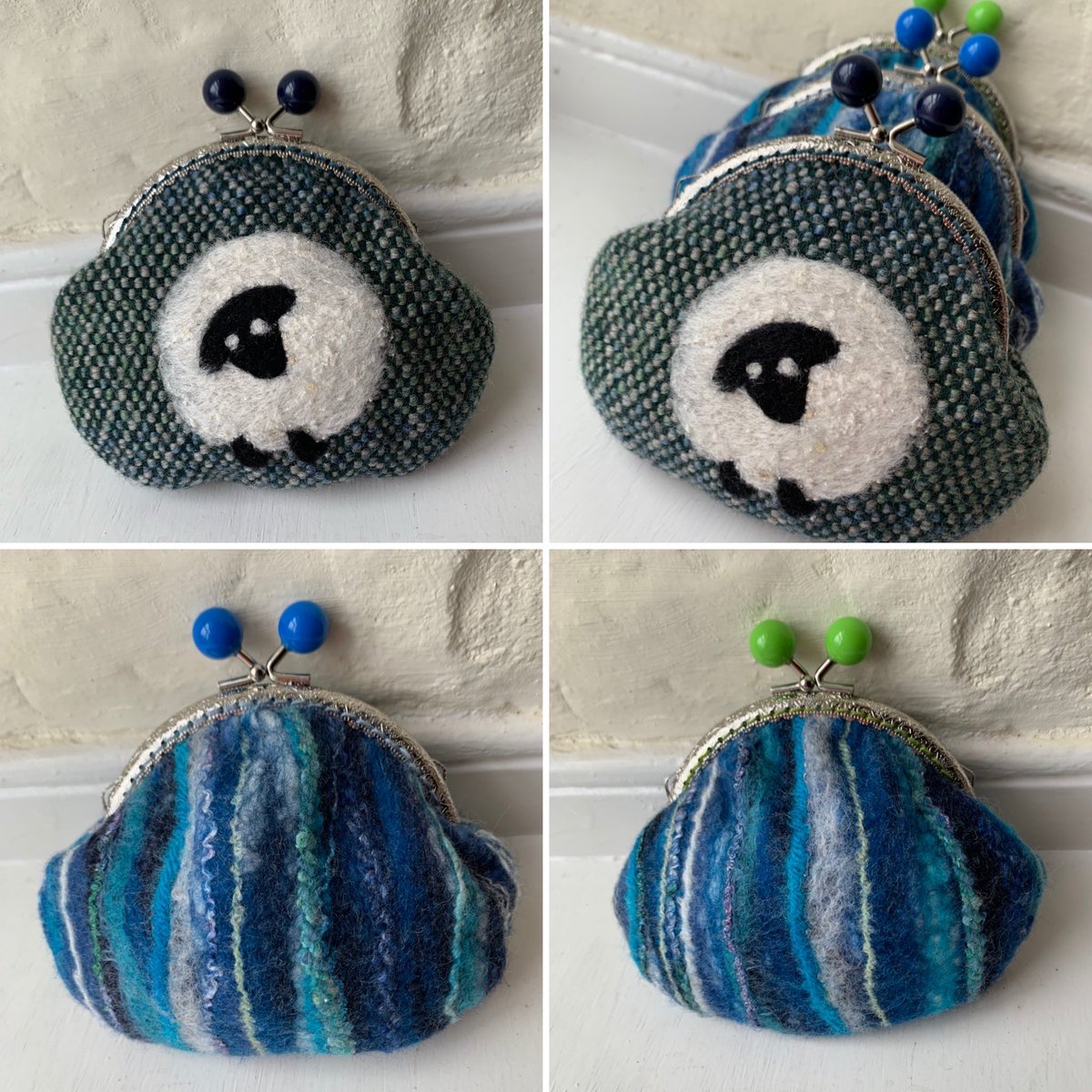 everything_felt's tweet image. Just finished and added these clasp purses to my Shop. Perfect Mother’s Day gift🌷#mothersdaygifts #madeinyorkshire #supportsmallbusiness