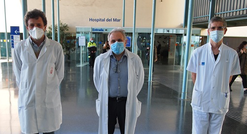 UPFBarcelona's tweet photo. The @hospitaldelmar, #UPFBarcelona and @ESTEVE_news are collaborating in a clinical trial on early treatment of patients with mild #covid19.

👉 https://t.co/fnkLOzWg5B 
#UPFresearch @NeuroPharUPF @UPFbiomed https://t.co/6xjaLejO0z