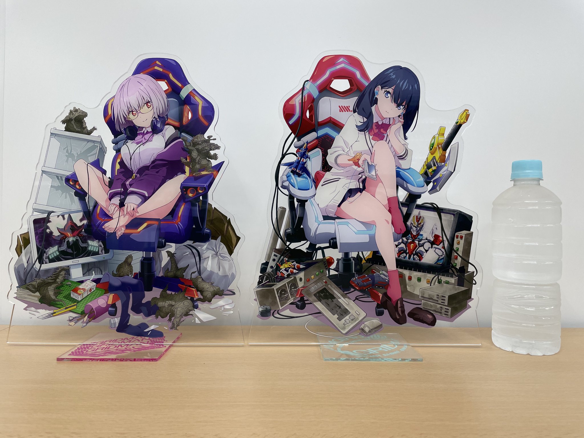 ssss.gridman  グリッドマン　クリアファイル　ヴィレッジヴァンガード SSSS.GRIDMAN ヴィレッジヴァンガード A4クリアファイル2枚