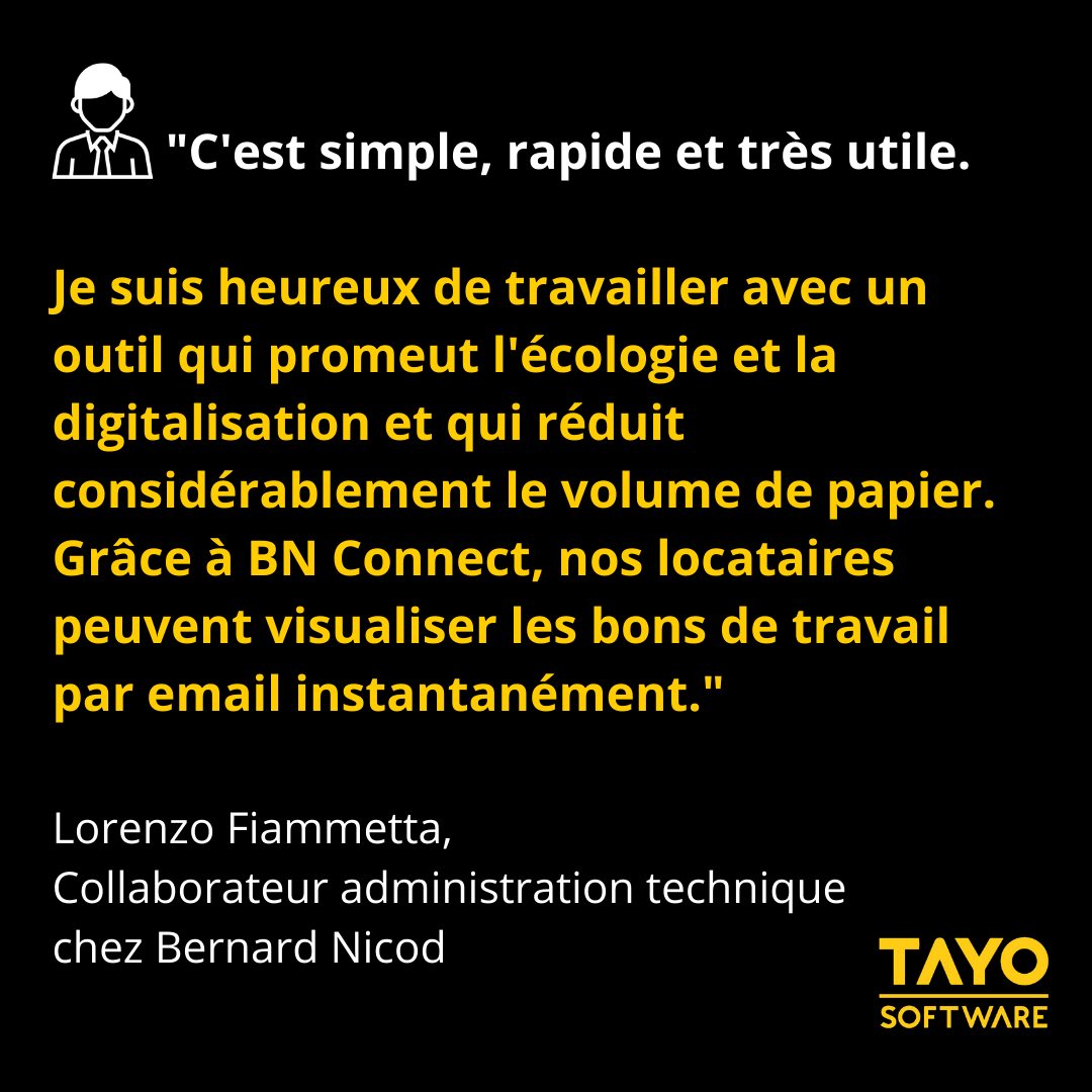 Tayo_Software's tweet photo. Merci à Lorenzo pour ce retour et au Groupe Bernard Nicod pour leur confiance ! #tayosoftware #vdtech #innovation #new #digital #digitalisation #switzerland #startup #realestate #immobilier #regieimmobiliere #gerance #propertymanagement #software #swissmade https://t.co/2GBfGvDeRx