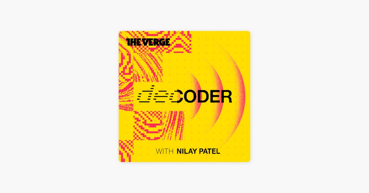 goKarumi's tweet image. This 🎙#podcast is amazing. It's called #decoder, is a new show from @TheVerge about big ideas — and other problems. Verge editor-in-chief @reckless (Nilay Patel) talks to a diverse cast of innovators and policymakers.
apple.co/3d1L4i7
#CodingPodcast #KarumiTips