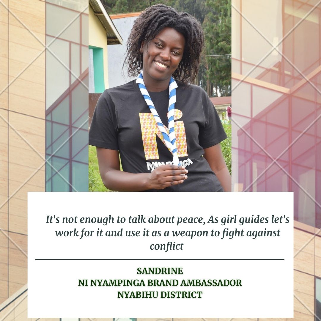 Let's Change The World and Build Peace Together
#WTD2021
#GuidingWeek
#StandTogetherForPeace
@guidesrwanda 
@ynkurunziza1 
@DenyseIradukun3