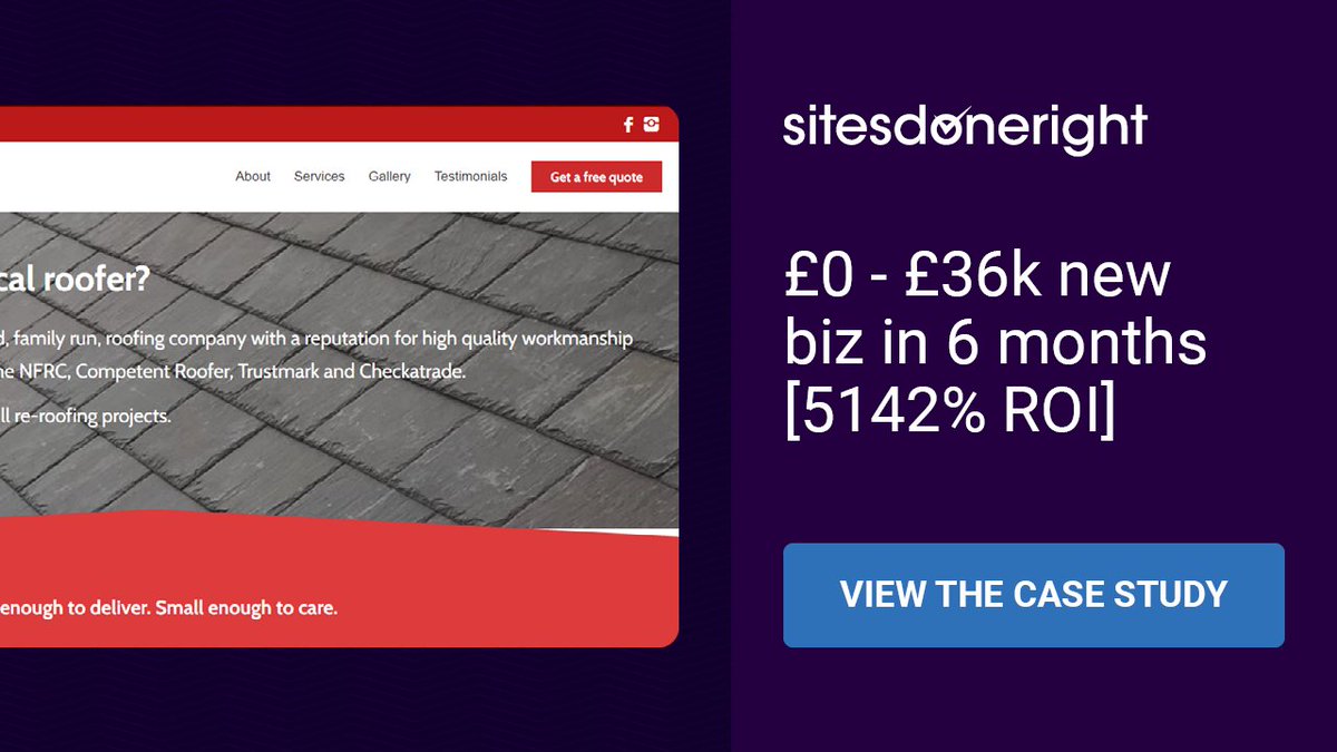 Kickstart AI (from #SitesDoneRight) was a valuable tool 🔧in the arsenal for SCJ Roofing to go from a contentless to #content-rich 📄📄 site that converted!

sitesdoneright.co.uk/case-studies/s…