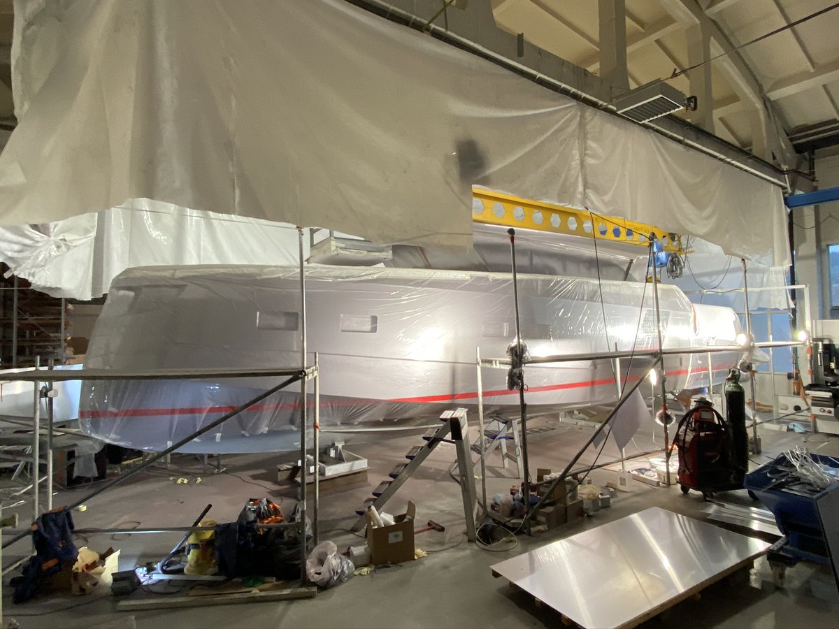 BicShipyard's tweet photo. to satisfy requirements for individual luxury - outstanding power, elegant lines and a well-crafted interior! 
The whole building process in 4 photos

#yachts #aluminiumboats #leisureyachting #BICaluminium #shipyard https://t.co/cdiu9OrQnE
