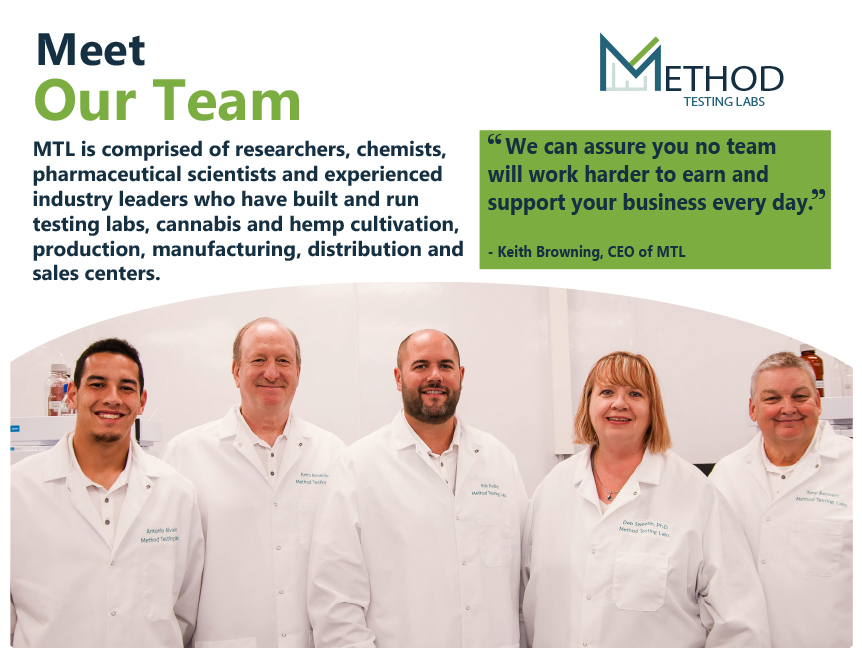 labs_method's tweet image. 👩‍🔬👨‍💼👨‍🔬
Our experienced team is comprised of researchers, chemists, pharmaceutical scientists and industry leaders in the cannabis and hemp industry. The MTL team knows your business.
#mtllabs #cannabis #hemp #science #safecannabis #cbd #cannabiscommunity #medicalmarijuana