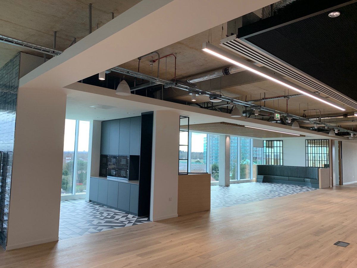 TrinityPCLtd's tweet photo. Delighted to have delivered this new office and data facility for @metaswitch in Enfield. The commitment and enthusiasm to bring this scheme to fruition has been truly remarkable.

PM/EA/QS/PD 

#thisiswhatwedo @stofordltd #metaswitch #office #development #construction https://t.co/JNKsCftdHK