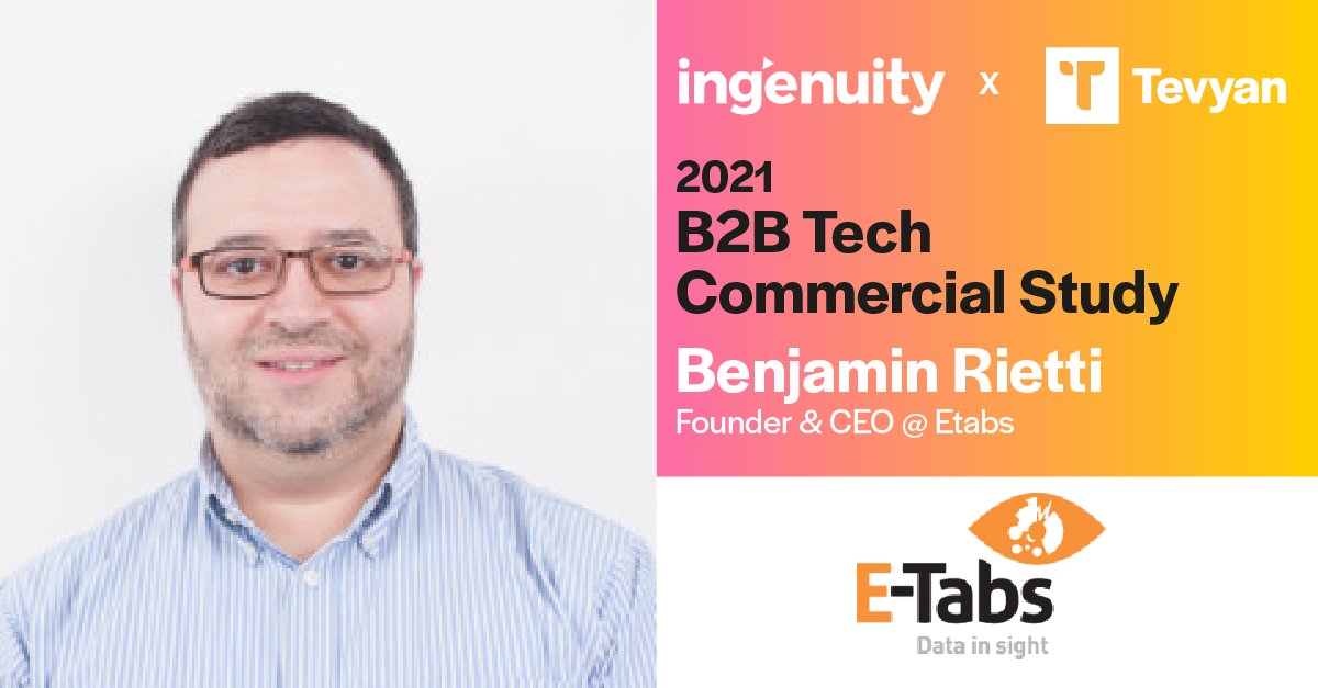 tevyangrowth's tweet photo. 2021 B2B Tech Commercial Study: Benjamin @ Etabs
“By ensuring our customers were getting the most out of our platform we were able to help them navigate a time where they had more data and insight to produce than ever.”

https://t.co/pVhpIXXmyt https://t.co/rSLHKMupgf