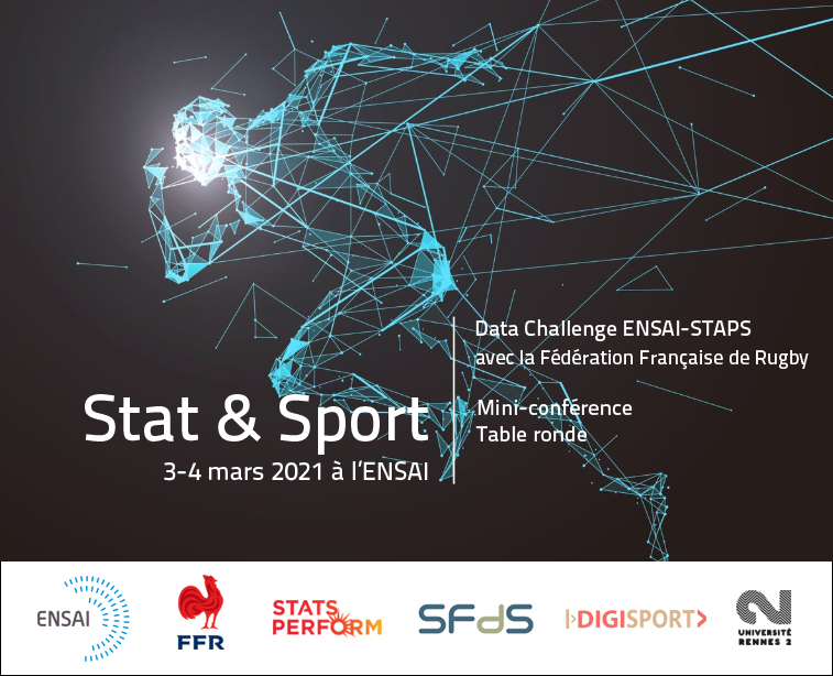 🏈[Data Challenge] La FFR-<a href="/FranceRugby/">France Rugby</a>  défie les étudiants de <a href="/Ensai35/">ENSAI</a>  et de <a href="/STAPS_Rennes2/">STAPS Rennes 2</a> sur le terrain de la performance sportive dans le haut niveau. Hâte de voir le score à la fin du match !
👉ensai.fr/data-challenge…
@eurdigisport @StatFr <a href="/RugbyClubVannes/">Rugby Club Vannes</a> <a href="/StatsPerform/">Stats Perform</a>