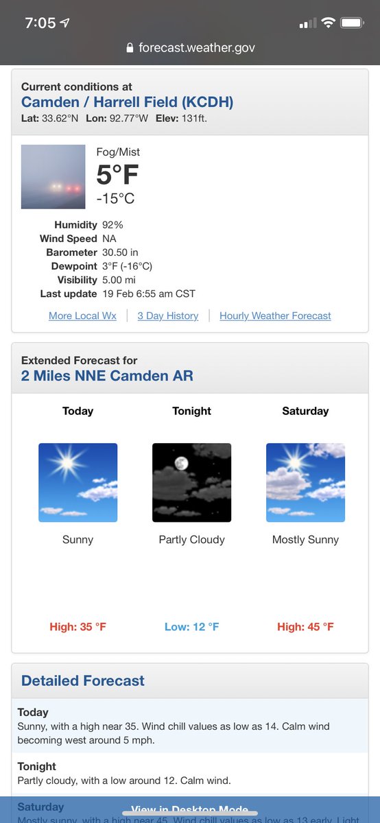 JohnnyHobbie's tweet photo. Friday morning, 7 AM - Another balmy morning in south Arkansas! 😳 #arwx https://t.co/J0V4qEFpjJ