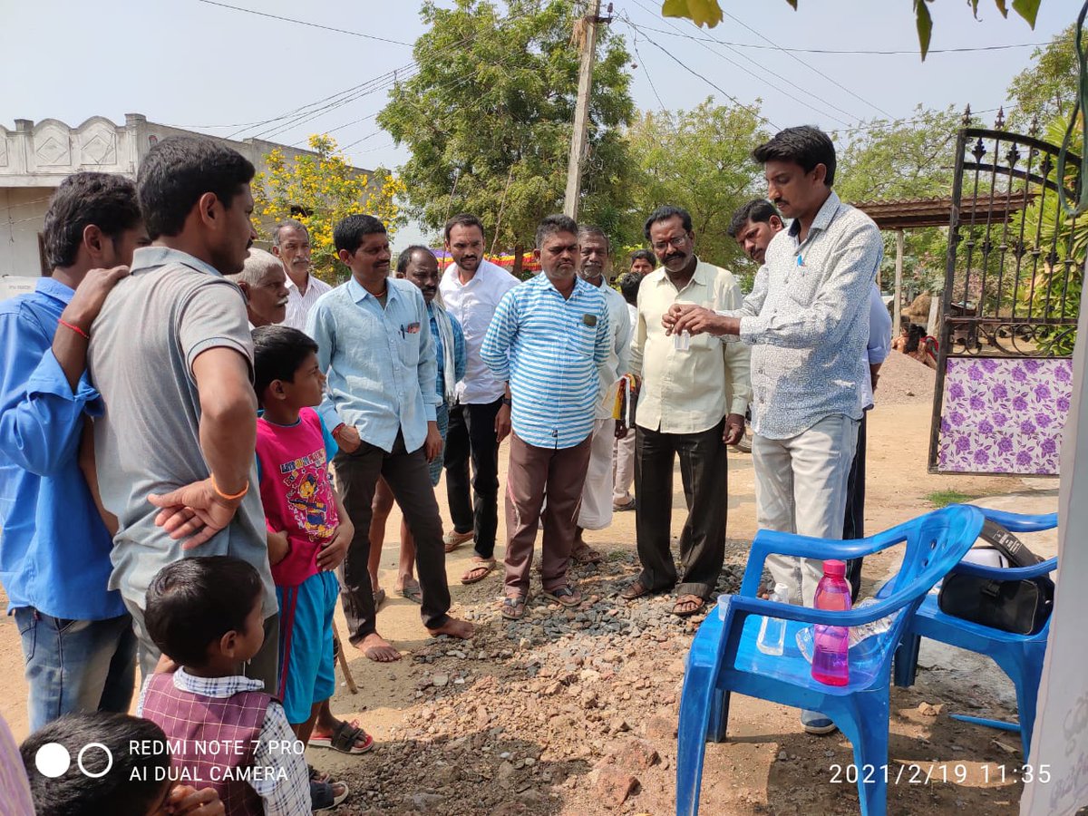 nPravalika50's tweet photo. Conducted Awareness program on Mission Bhagiratha Drinking water at mallial and jaggaiahpalli villages of srirampur mandal in peddapalli District https://t.co/WekO53ux5G