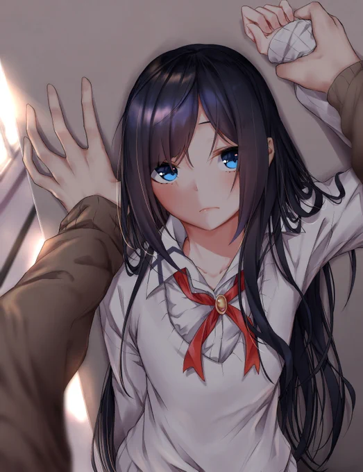 壁ドンしても無抵抗な子。 