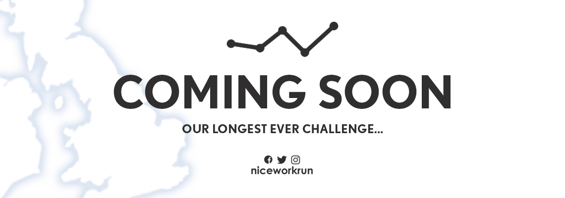 niceworkrun's tweet photo. Coming soon.. 

Our longest ever challenge 🤔

You might need to sit down for this one

#ukrunchat #niceworkrun https://t.co/GlAzr7SP3H