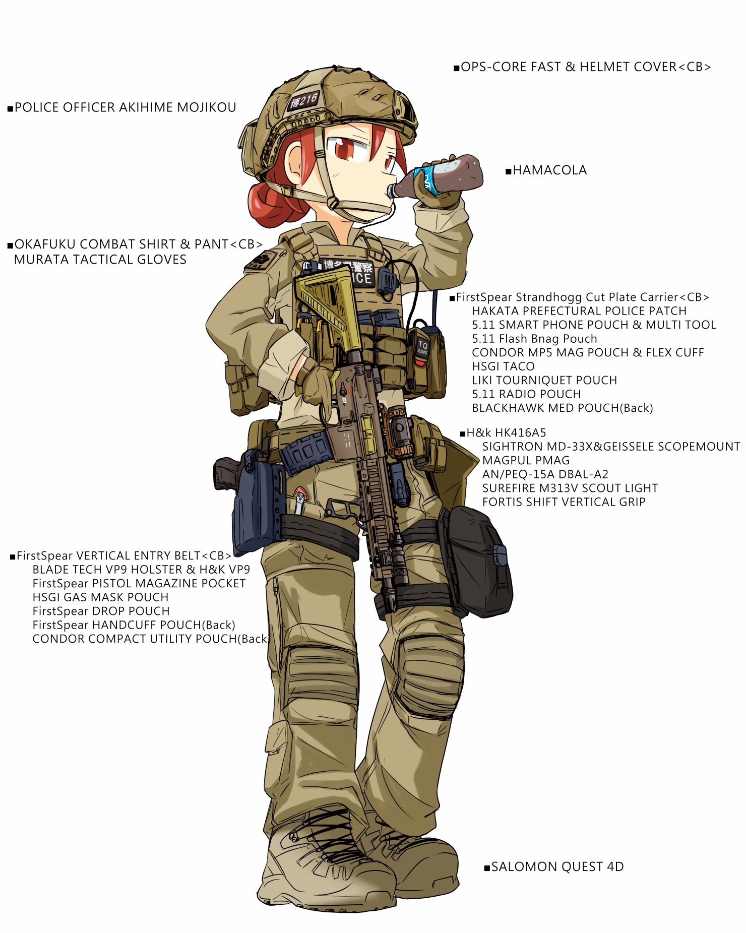 ミニパト 無料公開 博多県警察 特殊部隊イラスト 設定とか ミニパト Pixivfanbox T Co Tiffrnn0il 今回の特殊部隊の設定とか イラスト作成時のメモ書きを長々と書いてみました オマケ程度ですが 背景付き イラストも公開してます Twitter