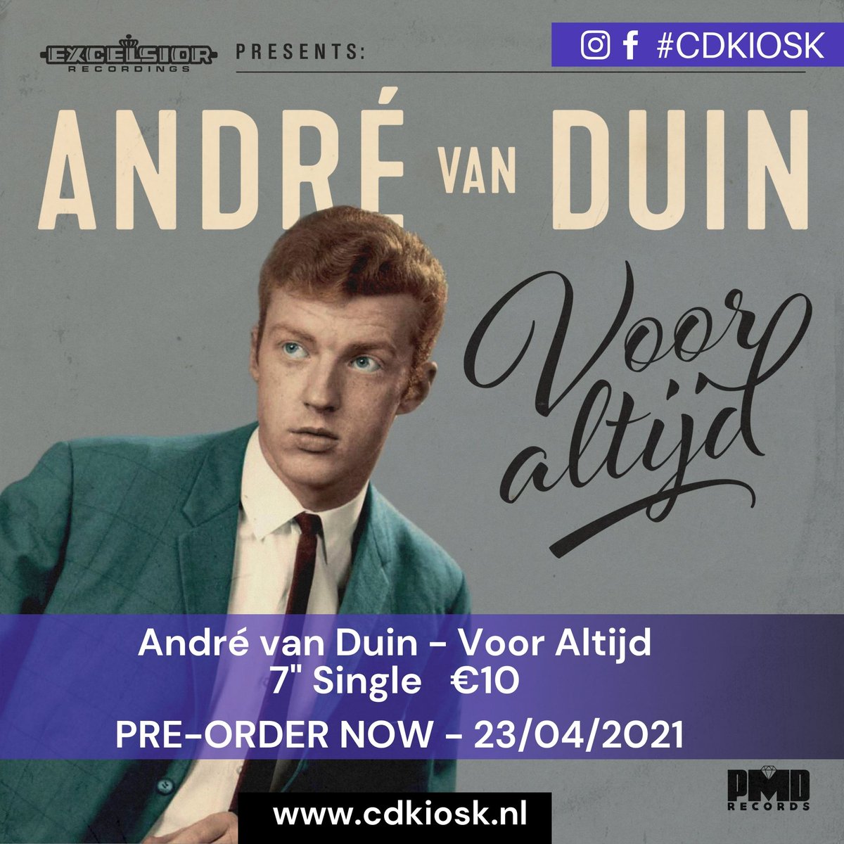 Coming Soon: André van Duin

<a href="/dannyveramusic/">Danny Vera</a> #dannyvera #andrevanduin
@excelsiorrecordings @kwfkankerbestrijding
#matthijsgaatdoor #vinyl #single #vooraltijd

#loveyourlocalrecordstore 
#cdkiosk #deschakel #oss
#music #ossecentrum #reserveren
#dewinkeliervanhier #datisoss