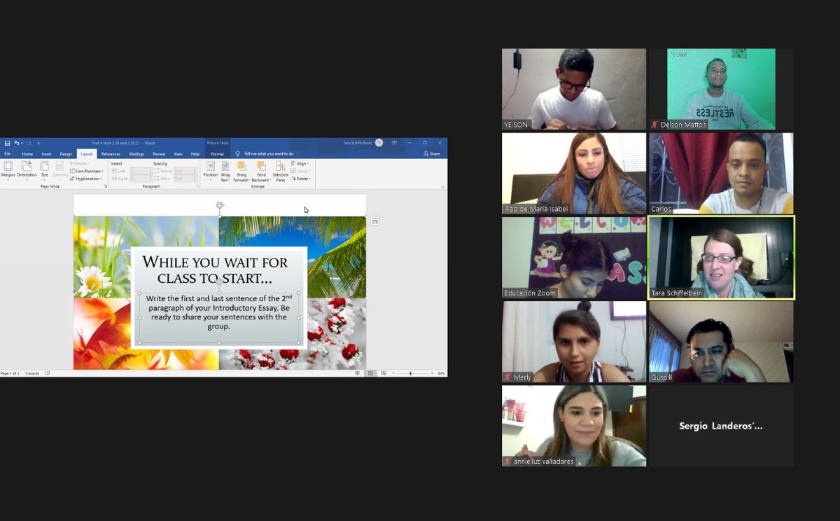 Gracias a <a href="/comfacesar/">COMFACESAR</a> y Organizaciones Fundación Intercultural Connections <a href="/FundacinInterc1/">Fundación Intercultural Connections</a> Tulsa Intercultural Association -TIA- y el Apoyo por 3er año consecutivo Estudiantes y Docentes de <a href="/comfacesar/">COMFACESAR</a>
 logran mejorar sus competencias Bilingües. @frankmontero36 <a href="/TuperfilNet/">TUPERFIL.NET</a>