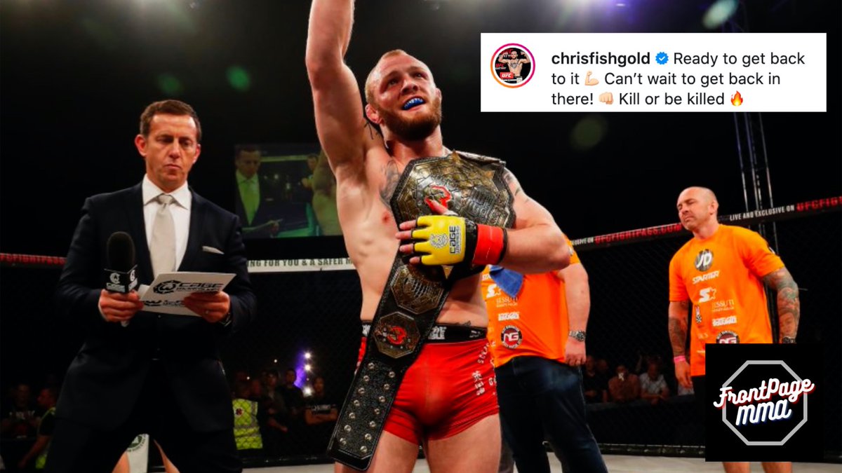 Former Cage Warriors champion Chris Fishgold (<a href="/ChrisFishgold/">Chris Fishgold</a>) is ready to return.

Who should he face next?

#MMATwitter 

#UFC #MMA #FPMMA