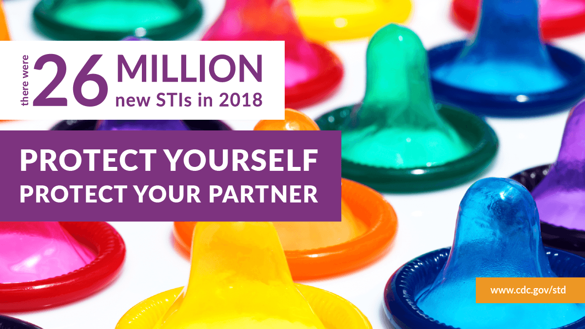 CDCSTD's tweet photo. Why #SexualHealth matters: 26 million new #STIs in 2018; nearly 1 in 2 infections were among youth aged 15-24. Here are some ways you can prevent STDs:  https://t.co/QCibDu0Kdm #NationalCondomWeek https://t.co/xEhe2vIDxv
