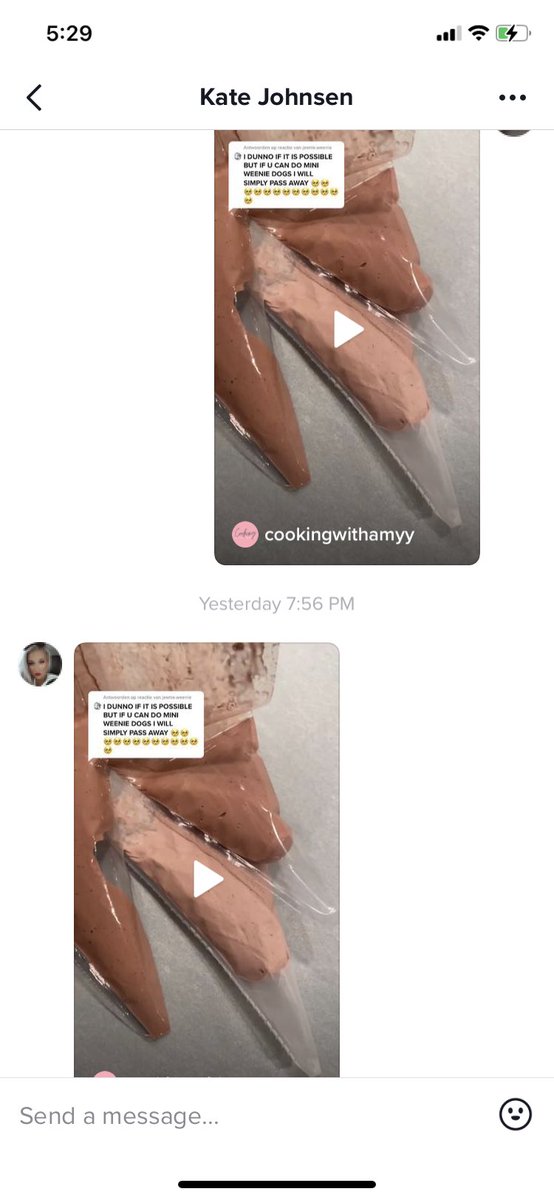 smw4898's tweet photo. True besties send each other the same TikToks 🥰 @katejohnsen12 https://t.co/AOMuT2YxbS