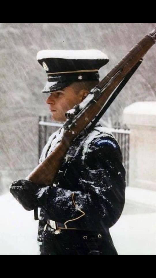 afforded to a serviceperson.The tomb has been patrolled continuously, 24/7, since 1930.God Bless and Keep Them