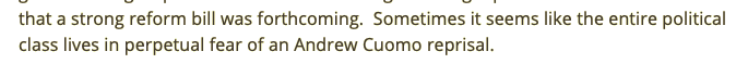 In light of Gov. Cuomo's threatening phone call to  @rontkim, here's what I wrote about my experience as Moreland Commission Investigate Public Corruption special counsel (2013-2014).Obfuscation, bullying, fear of retaliation - this is who he is, this is how he governs. (Thread)