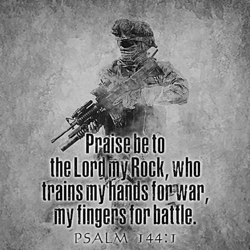 Verse of the Day on X: "Psalm 144:1 — Blessed be the LORD, my Rock, who  trains my hands for war, and my fingers for battle.  https://t.co/2ScqbTgABh" / X