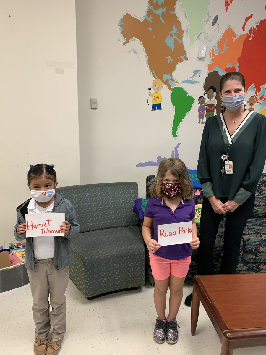 DalyGradCoach's tweet photo. JES students presenting Black History class projects on the morning announcements. #TheBraveWay @pbcsd https://t.co/8BAPERq6yJ