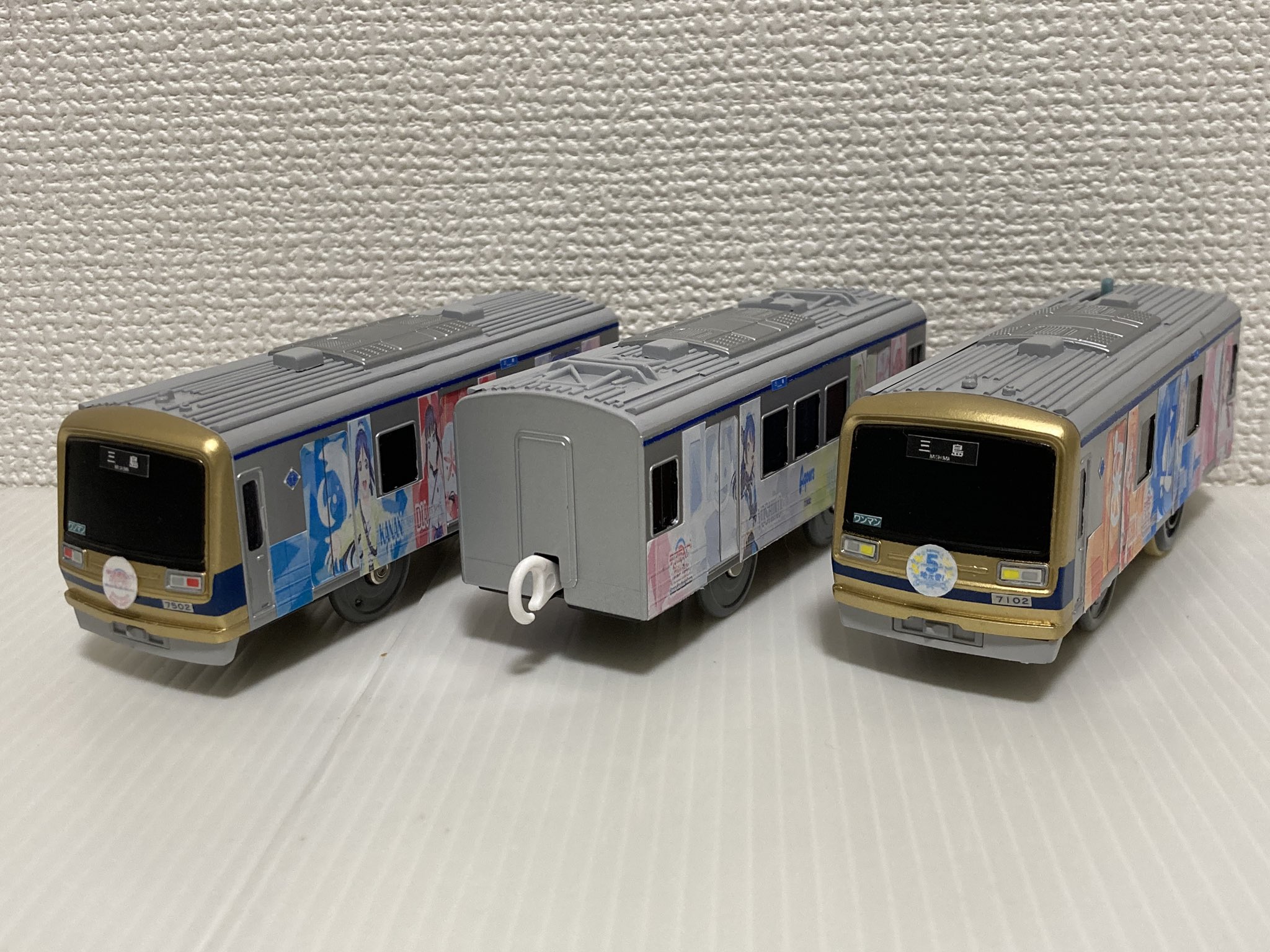 伊豆箱根鉄道7000系 ラブライブラッピング2編成とトークCD 1年生セット