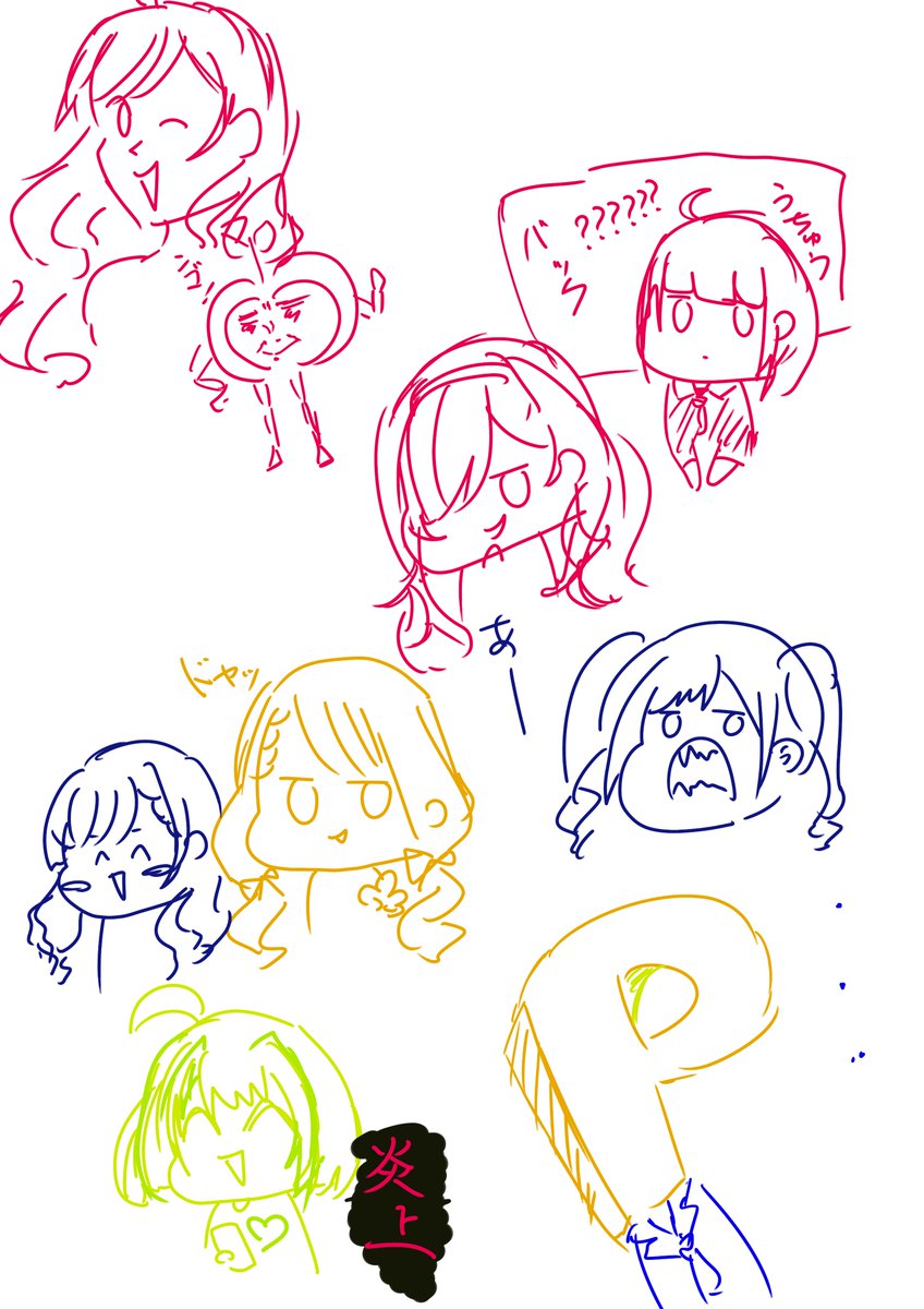 デレステ知らない間にキャラが増えていたので何となくで描いてみました・・・(ごめんなさい真面目にあとでかきます・・・)久川姉妹好き・・・・ 