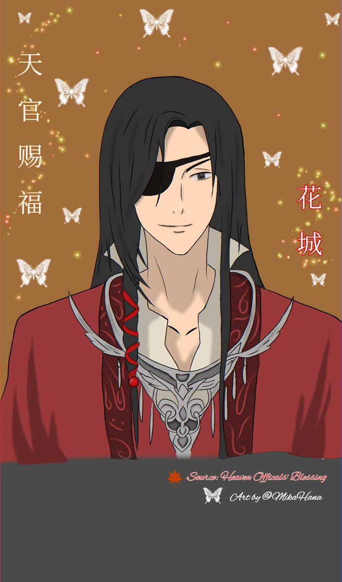 Hua Cheng ~~ 🍁 

#Digitalartbymikahana 
#TianGuanCiFu 
#HUACHENG