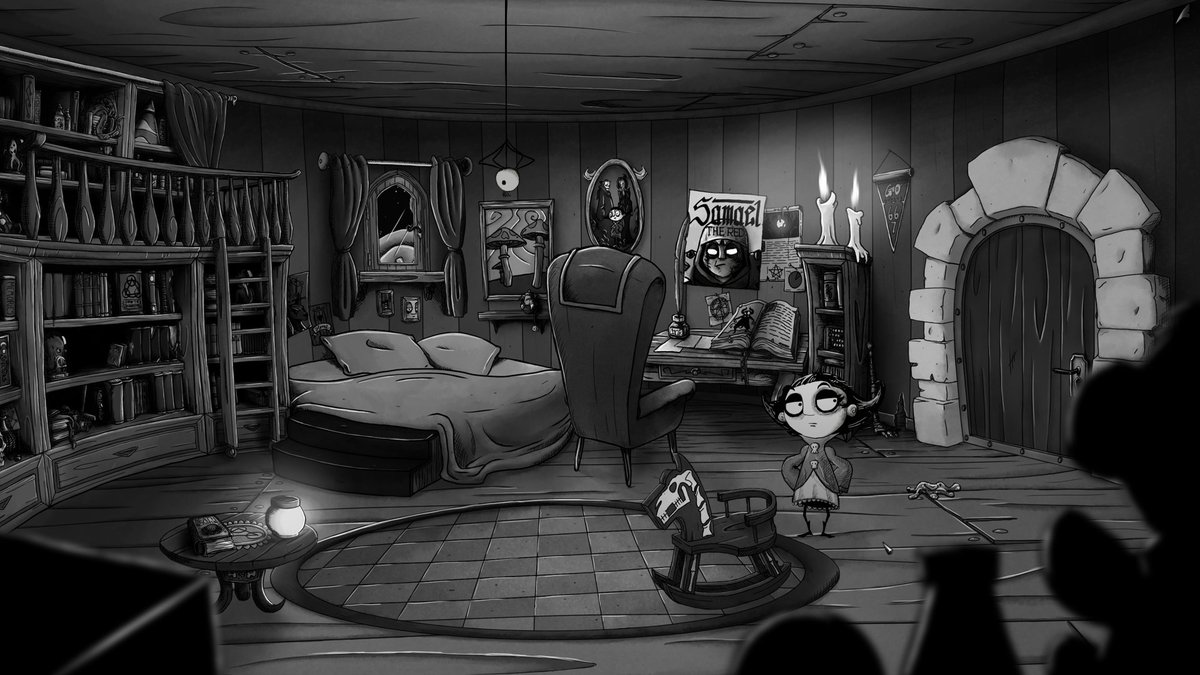 PRIM_adventure's tweet photo. It's #AdventureGameFriday and I'm delighted to be your host!

🖤RT this tweet
💀Reply with your game
🕷️I'll retweet

My handdrawn #AdventureGame PRIM is on #Kickstarter &amp; has been funded in 22 hours! ➡️https://t.co/lOyiBS2fAR
Let's reach for the stretch goals!

#GameDev #IndieDev https://t.co/VTWKUyuk39