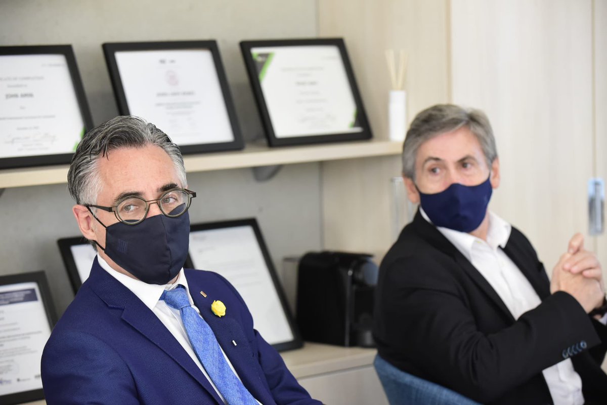 empresacat's tweet image. El #conseller @ramontremosa fa una visita institucional al #Segrià, on ha visitat @_Intech3d a Lleida, un centre de transferència tecnològica i de consultoria d’#impressió3D que va néixer per ser el referent territorial en l’expansió de la tecnologia d’impressió i escaneig 3D
