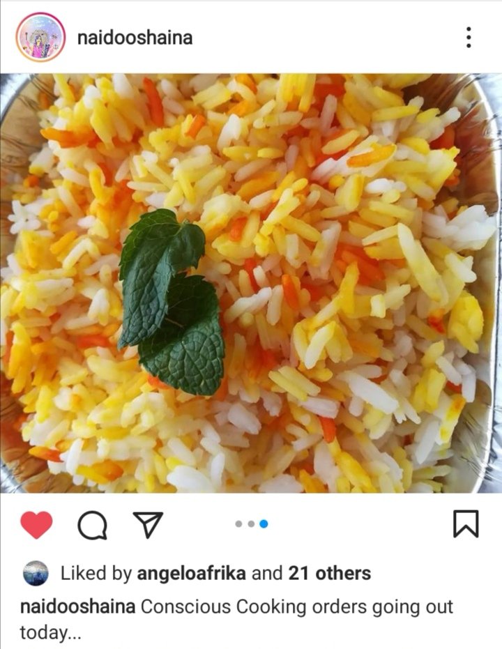 Shaina from ConsciousCookingZA, Always makes her customers happy😊.