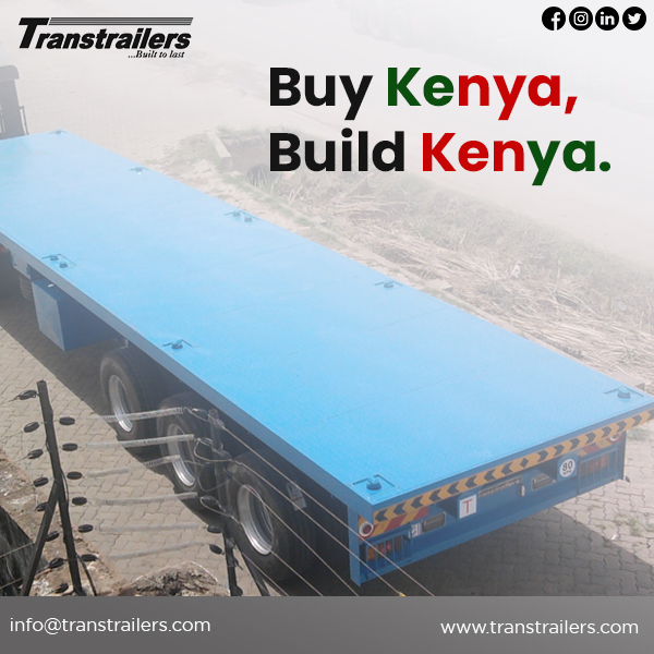 Built to last.

#transtrailers
#flatbedtrailer
#BuyKenyaBuildKenya
#builttolast