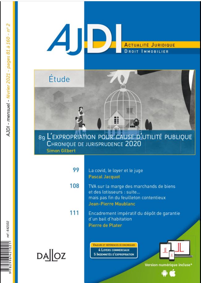 pdeplater's tweet photo. Publication à l'AJDI Dalloz de février (2021), d'un commentaire pratique relatif à la gestion du dépôt de garantie dans le cadre d'un #bail d'habitation soumis à la loi du 6 juillet 1989. Focus sur les avantages et les risques. Merci @DallozImmo @Dalloz #logement #locataire https://t.co/wzwFofzQav