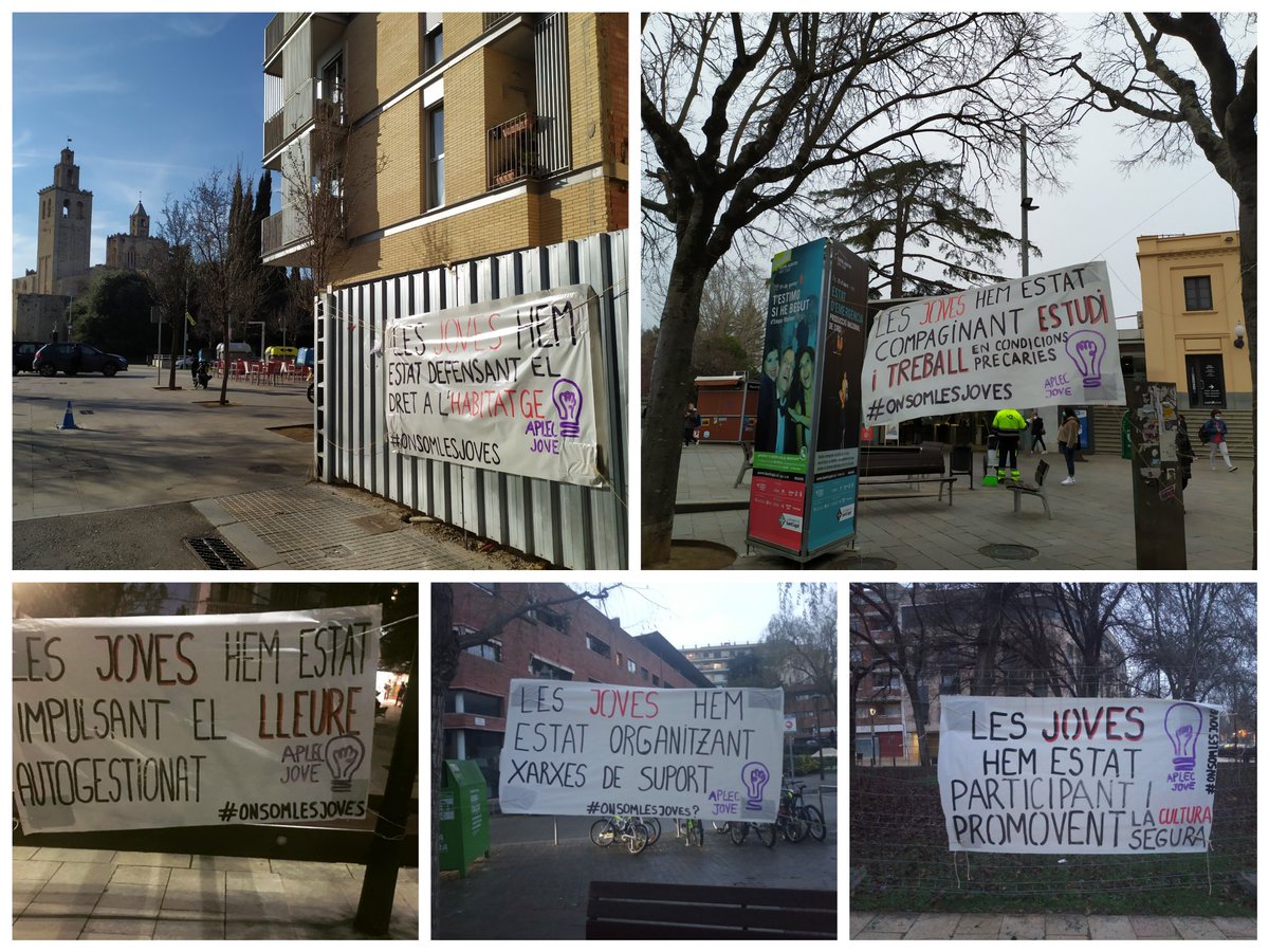Aquí som les joves, defensant-nos, defensant el lleure i la cultura, lluitant pel dret a l'habitatge i pels nostres drets laborals i estudiantils. ✊ Aquí som les joves, les que vam crear la xarxa de suport i les que seguirem creant xarxa entre veïnes 💙
#OnSomLesJoves #AplecJove