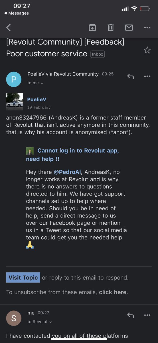Sitfordchick's tweet photo. @RevolutApp please just contact me with an update or something 5 days and I still can’t access my account https://t.co/QQgrQTc0Ny