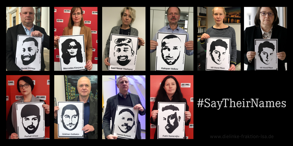 Was vor einem Jahr in #Hanau geschah, ist unaussprechlich.
Was nicht unaussprechlich sein darf, sind ihre Namen.
#SayTheirNames