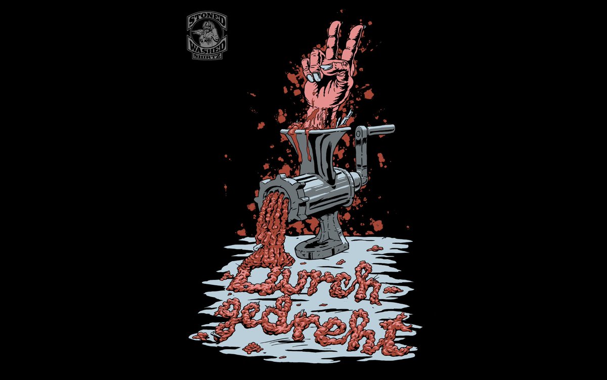 Hier ist ein noch was Neues für Euch. Dieser Entwurf kommt bald auf Shirts für Männlein und Weiblein in den Stoned-Washed-Shirtz-Webstore. Bis dahin: Bleibt gesund und ein bisschen durchgedreht! 
#durchgedreht #Illustration #comic #funshirt #Teedesign #artwork #fleischwolf #shirt