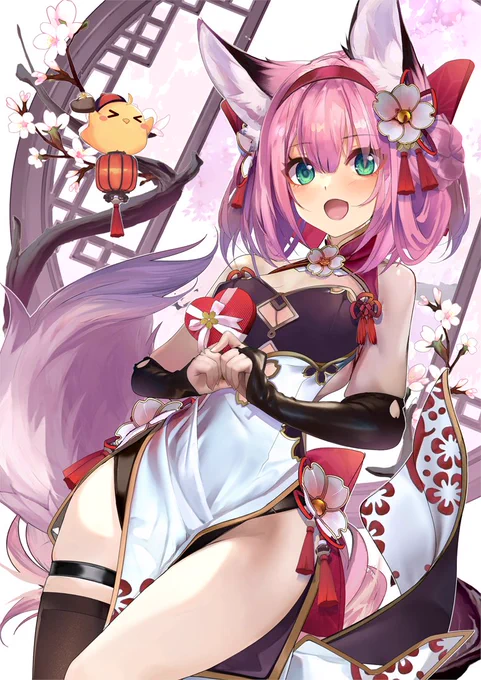 🌸 新年快乐!! 🌙

#アズールレーン #アズレン #花月 #春節 