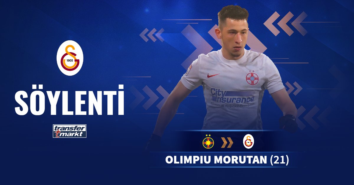 Transfermarkt Com Tr A Twitteren Rumen Yetenegi Galatasaray A Gelirse Hagi Nin Halefi Olabilir Mi Transfermarkt Olimpiu Morutan Https T Co Wwj4u76rhr Soylenti Https T Co Vhb06zwgdm Https T Co Sumrdofieb