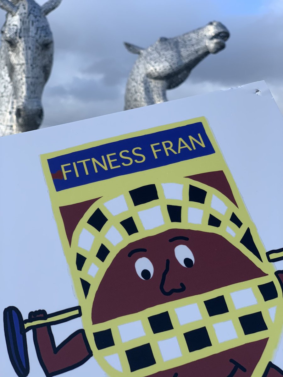 CHALLENGE for our cluster friends.
Find Fitness Fran around Falkirk! 
If you find Fran please take a selfie and tag us at #fitnessfran 
There are challenges attached for the whole family to enjoy. You just need to scan the QR code. 
Good luck! #AllInThisTogether 
<a href="/StMungosFalkirk/">St Mungo's HS</a>