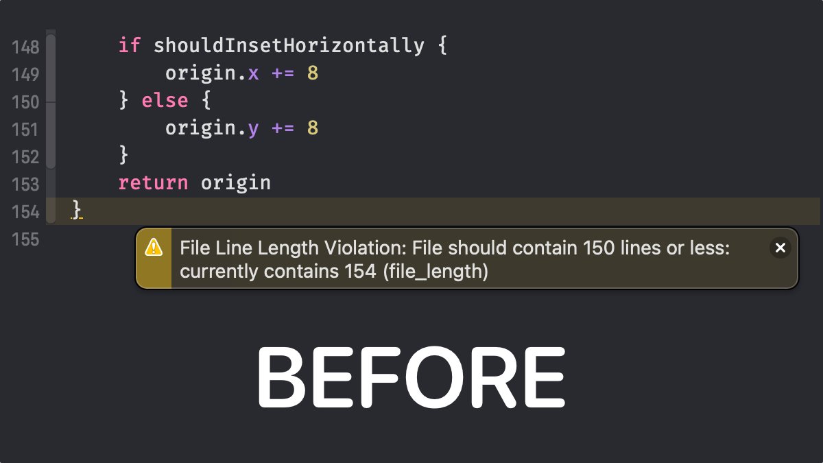 ShitSwiftDev's tweet image. It's really important to have strict SwiftLint rules and to fix any issues they bring to light