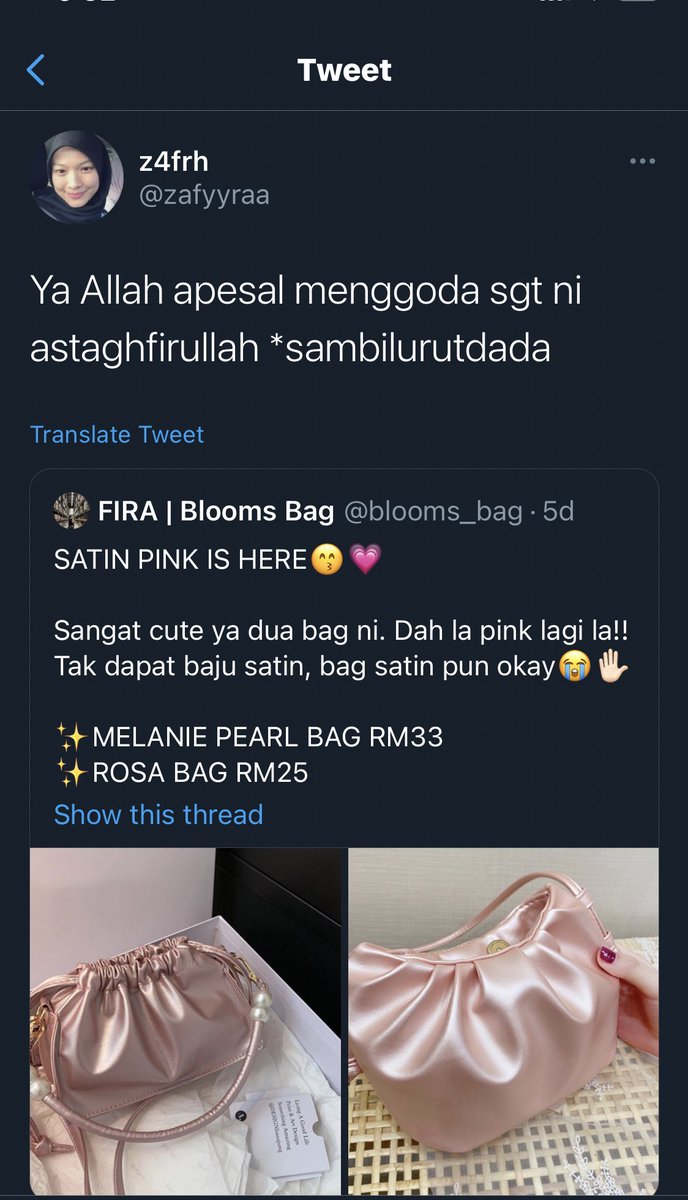 blooms_bag's tweet photo. OKAY NAK DAPAT SURPRISE KENA QUOTE TWEET. OK FAHAM✍🏻
Tengoklah ni!!! Beli sebab nampak kawan dia quote. Cutenya!! Excited siap buat video tau🥺🥺💗💗💗
#BBFeedback https://t.co/H8z3S4dQda