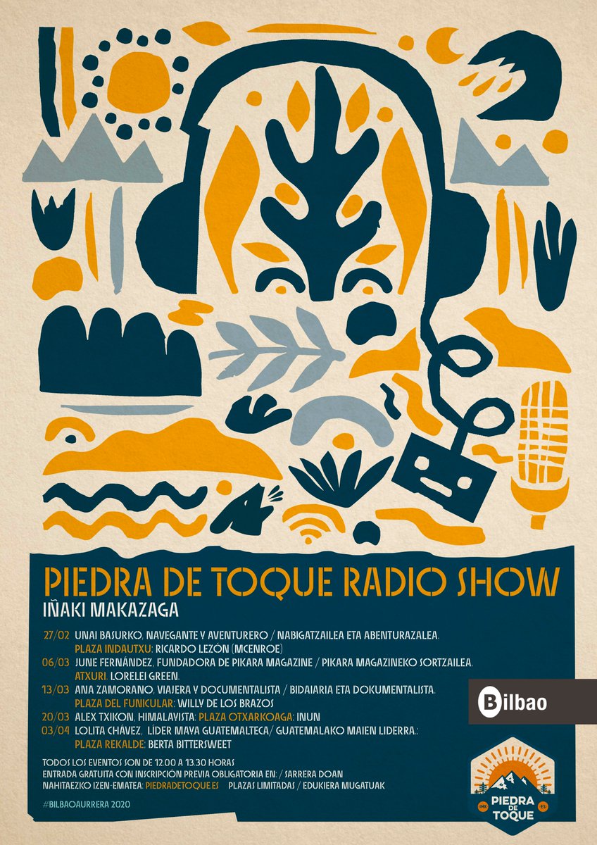 imakazaga's tweet photo. ⚡️[RADIO SHOW] Feliz de anunciar que durante los próximos sábados saldremos a las calles de Bilbao para realizar cinco #PiedradeToque #RadioShow: radio en directo, música en vivo y cartel de lujo #podcast 

Toda la info aquí  https://t.co/AecLs0eZ7H

#BilbaoAurrera #Piedradetoque https://t.co/uSwrOHkP21